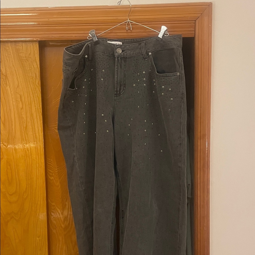 Women's Black Flare Jeans